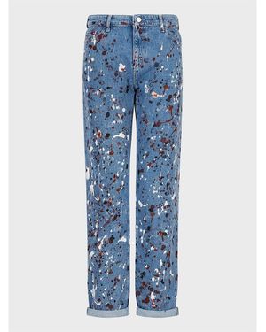 EA7 Painted Jeans - Blue