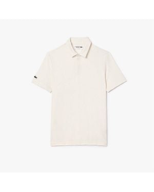 Lacoste Fit Uv Proect Golf Polo Shirt - White