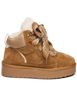 Steve Madden Paci Chunky Trainers - Brown