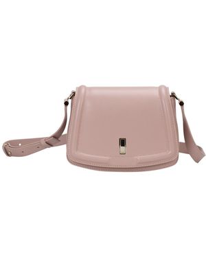 BOSS Accessories Ariell Leather Saddle Bag - Pink
