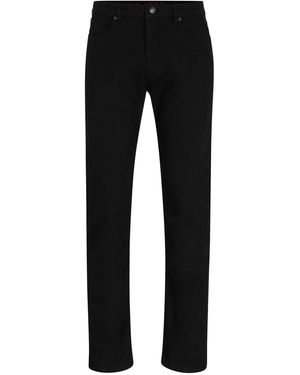 HUGO Slim-Fit Comfort Stretch Jeans - Black