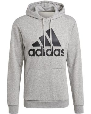 adidas Essentials Big Logo Hoodie - Grey