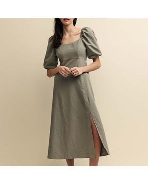 Nobody's Child Midi Dress - Green