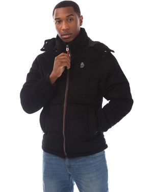 Luke 1977 Mallard 3 Short Quilted Jacket - Black
