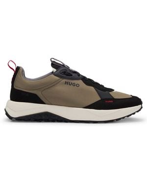 HUGO Kane Running Trainers - Brown