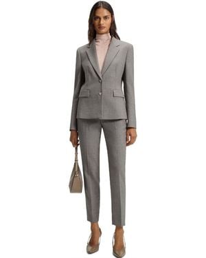 BOSS Slim Fit Wool Blend Blazer - Grey