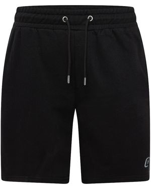 Crosshatch Branton Jog Shorts - Black