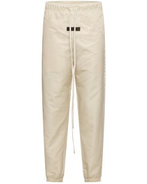Fear Of God Taslan Nylon Solid Patterned Slim Joggers 6 (2Xs) - Natural