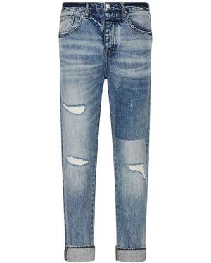 ARMANI EXCHANGE Tapered Fit Jeans - Blue