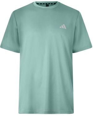 adidas Crew Neck Short Sleeve Jersey Athletic T-Shirt - Green