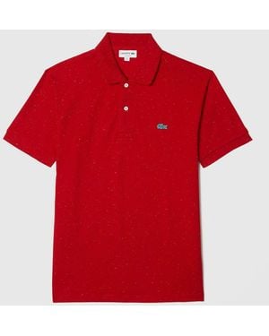 Lacoste Classic-Fit Polo Shirt - Red