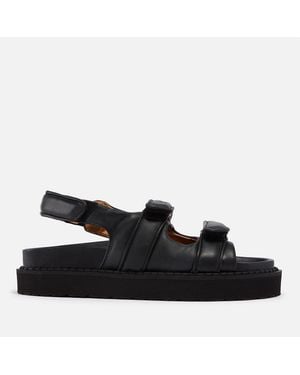 Isabel Marant Leather Sandals - Black