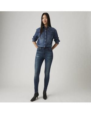 Levi's Miles High Rise Skinny Jeans - Blue