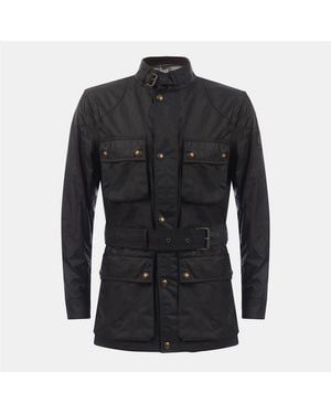 Belstaff Waxed Cotton Trailmaster Jacket - Black