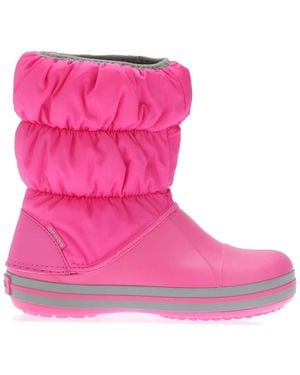 Crocs™ Kids Winter Puff Boots - Pink