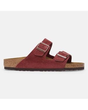 Birkenstock Arizona Open Toe Slide Sandals 7.5 (41) - Red
