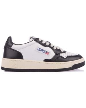 Autry Leather Court Trainers - Blue