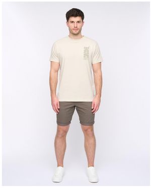 Duck and Cover Moreshore Chino Shorts - Grey