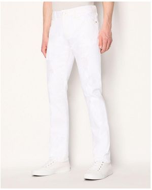 ARMANI EXCHANGE Slim Fit Jeans - White