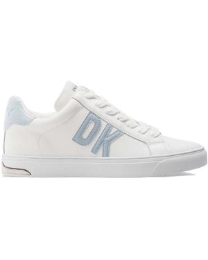 DKNY Lace Up Trainers - White