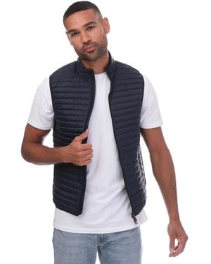 Armani Lightweight Down Gilet - Blue