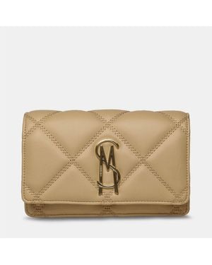 Steve Madden Bendue Crossbody Rectangle With Chain - Natural