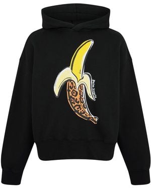 Palm Angels Banana Hoodie - Black