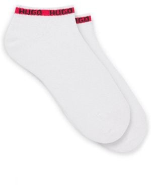 HUGO Pack Of Tape Logo Socks - White