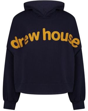 Drew House Adults Box Overhead Hoodie - Blue