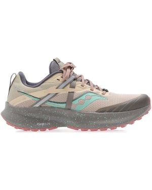 Saucony Womenss Ride 15 Running Shoes - Grey