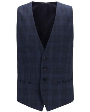 BOSS Huge6 Waistcoat - Blue