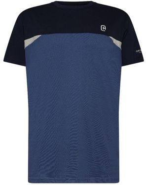 Crosshatch Castlebay Crew Neck Short Sleeve Jersey T-Shirt - Blue