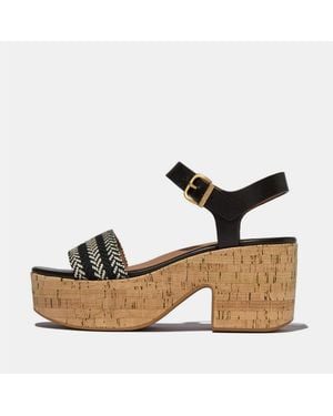 Fitflop Platforms Ankle Strap Sandals - Brown