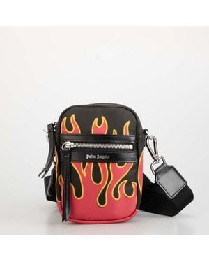 Palm Angels Printed Flames Crossbody Bag - Multicolour