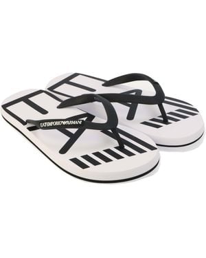 EA7 Flip Flops - White