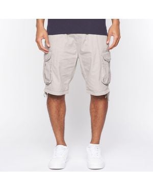 Crosshatch Jamstar Cargo Shorts - Grey
