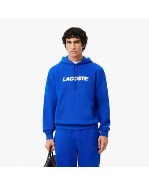 Lacoste Piqué Hoodie - Blue