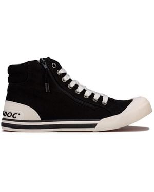 Rocket Dog Jazzin Hi Canvas Court Shoes - Black