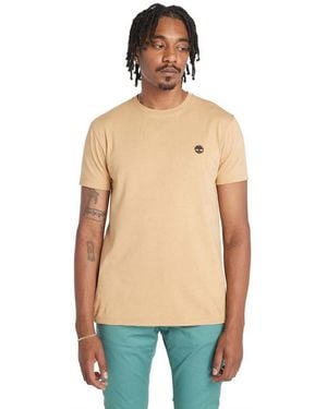 Timberland Oyster River Logo Short Sleeve T Shirt - Green