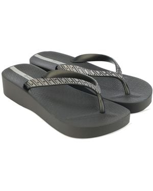 Ipanema Mesh Wedge Links Sandals - Grey