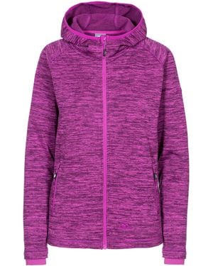 Trespass Riverstone B Fleece Hoodie - Purple