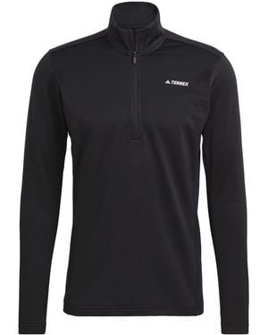 adidas Terrex Everyhike Half-zip Fleece Jacket - Black