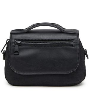 DIESEL Nylon Mono Mini Messenger Bag - Black