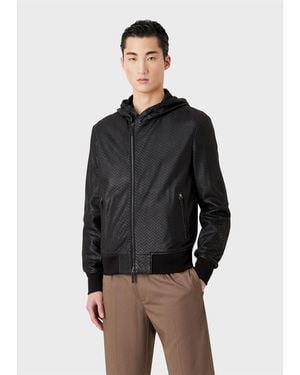 EA7 Leather Jacket - Black