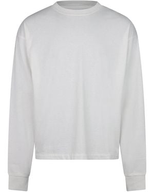 Drew House Adults Heavyweight Long Sleeve T-Shirt - Grey