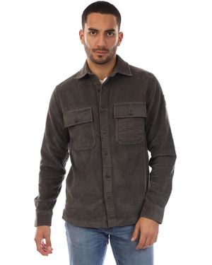 Belstaff Corduroy Fallgate Shirt - Black