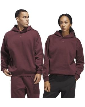 adidas Fleece Hoodie (Gender Neutral) - Purple