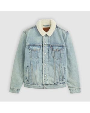Levi's Type 3 Sherpa Trucker Jacket - Blue