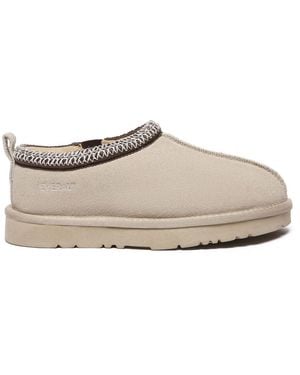 EVER AU Leather Slippers - Grey