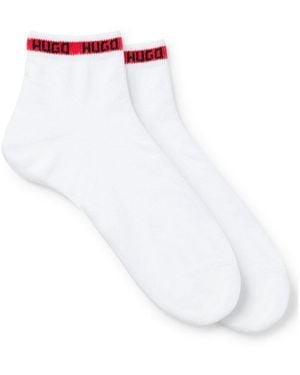 HUGO Pack Of Logo Tape Socks - White
